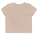 DTI Champagne Print Crop Tee
