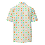 DTI Retro Island Niko Dots Unisex button shirt