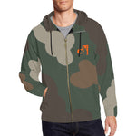 Descendants of the Island Dolphin Camo 3 Men's Zip Hoodie
