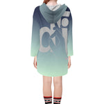Descendants of The Island Sound tunik Women's V-neck Step Hem Tunic Hoodie