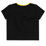 Descendants of The Island Yellow/Black Crop Tee