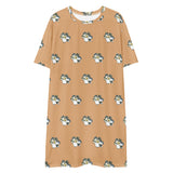 Descendants of the Island Magnolia T-shirt dress