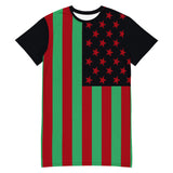 Descendants of the Island Juneteenth T-shirt dress