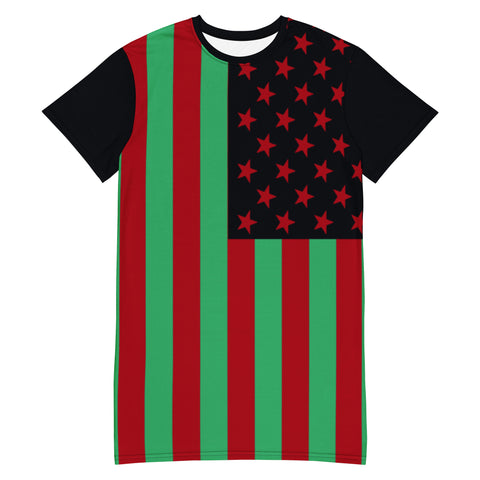 Descendants of the Island Juneteenth T-shirt dress