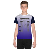DTI Blueberry Crayon Logo Youth crew neck t-shirt