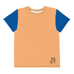 DTI Peach and Blue Youth crew neck t-shirt
