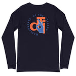 Descendants of the Island Blue and Orange Logo Long Sleeve Tee