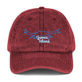 DTI James Island Crab Embroidered Vintage Cotton Twill Cap